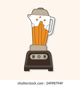 kitchenware juicer theme elements vector,eps