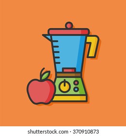 kitchenware juicer vector icon
