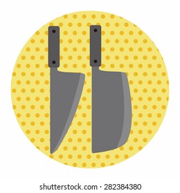 kitchenware knife theme elements vector,eps