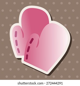 kitchenware oven mitts theme elements