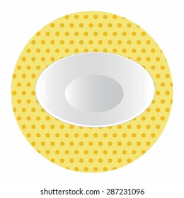 kitchenware plate theme elements vector,eps