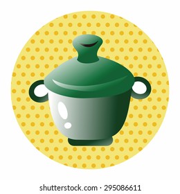 kitchenware pot theme elements