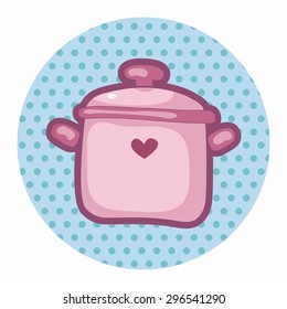 kitchenware pot theme elements