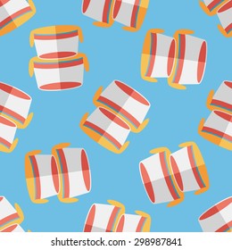 kitchenware preserving container flat icon,eps1 seamless pattern background