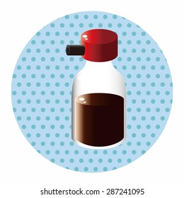 kitchenware sauce bottle theme elements vector,eps