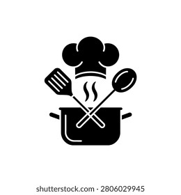 Kitchenware sign illustration for culinary and food preparation.