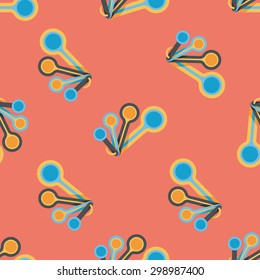 kitchenware spoon flat icon,eps10 seamless pattern background