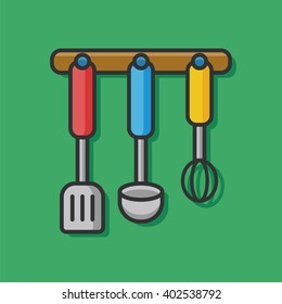 kitchenware spoon and Spatula icon