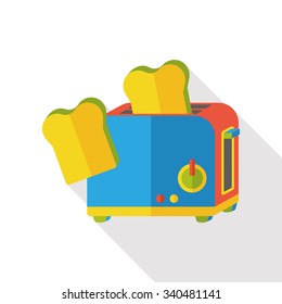 kitchenware toaster flat icon