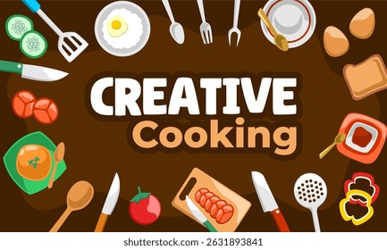 modelo de desenho à mão utensílio kitchenware