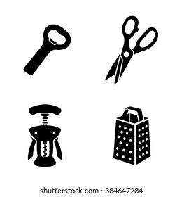 Kitchenware vector icons