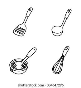 Kitchenware vector icons