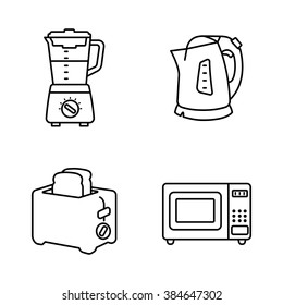 Kitchenware vector icons