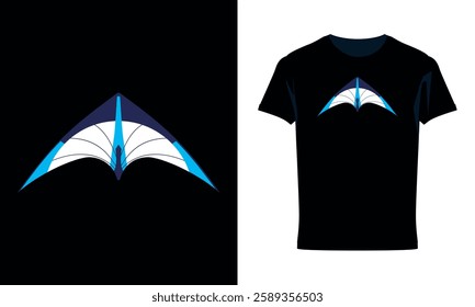 Kite art T-shirt Design Illustration 