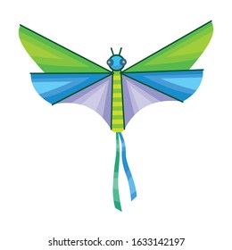 Kite butterfly vector icon.Cartoon vector icon isolated on white background kite butterfly .