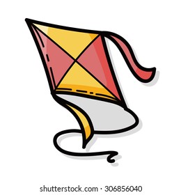 kite color doodle