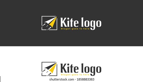 kite company logo design.flying kite logo design.flying kite company logo design.creative logo design.