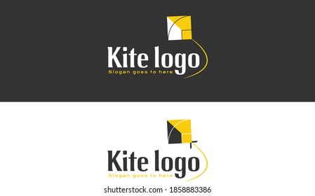 Flying Kite Symbol Template Design Vector Emblem Design Concept Creative  Symbol Icon Stock Illustration - Download Image Now - iStock