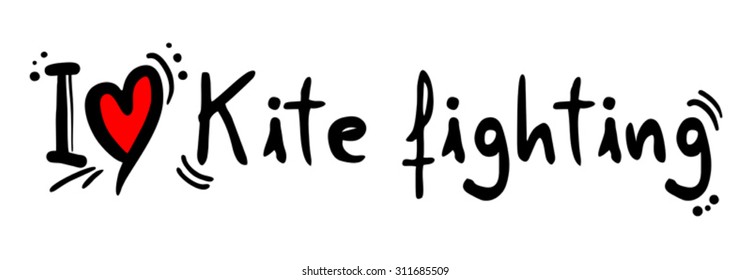 Kite fighting love