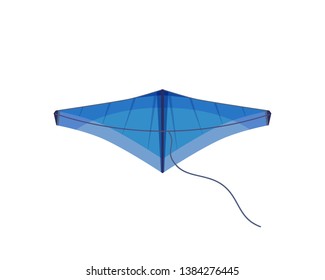 Kite flying festival surf icons set. Outdoor summer activity objects. Holiday childhood entertainment. 