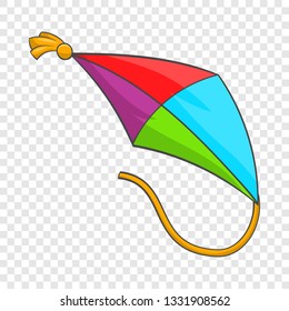 Kite icon in cartoon style isolated on background for any web design 