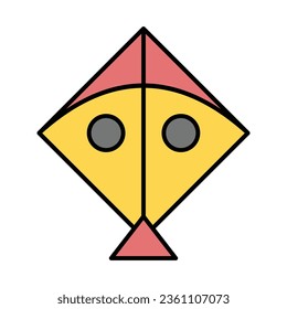 Kite Icon Design For Personal And Commercial Use.