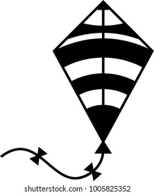 Kite Icon, Design Vector Art Illustration