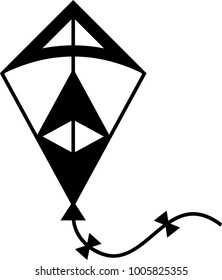 Kite Icon, Design Vector Art Illustration
