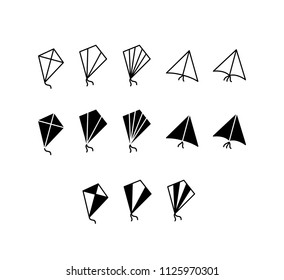 Kite Icon Design Vector Symbol Playing Summer