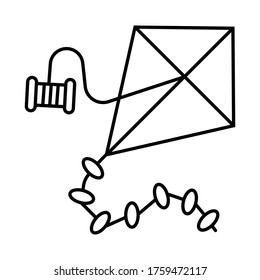 Kite Icon, Flying Kite icon