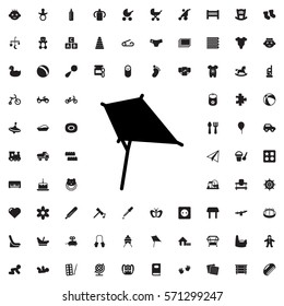 kite icon illustration isolated vector sign symbol