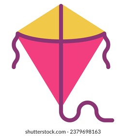 Kite Icon illustration, for uiux, web, app, infographic, etc