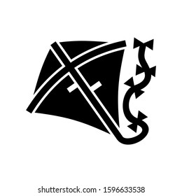 kite icon isolated sign symbol vector illustration - high quality black style vector icons
