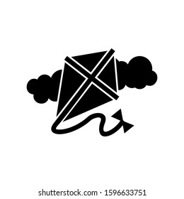 kite icon isolated sign symbol vector illustration - high quality black style vector icons
