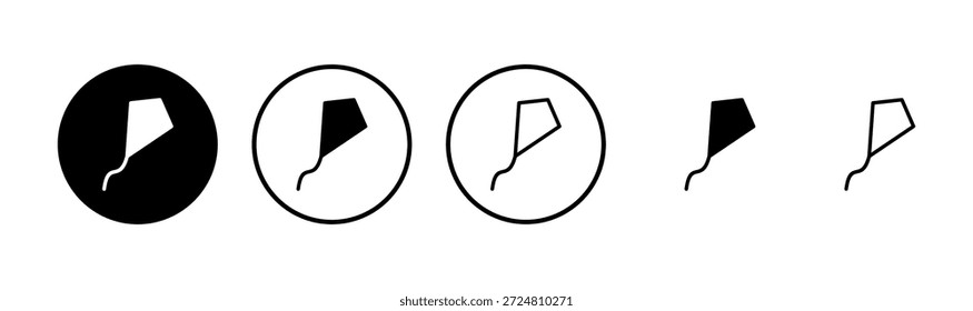 Logo-Design für Drachen-Symbole. Drachenzeichen und -symbol