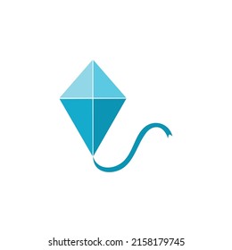 Kite icon logo free vector design