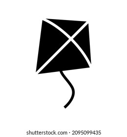 kite icon or logo isolated sign symbol vector illustration - high quality black style vector icons

