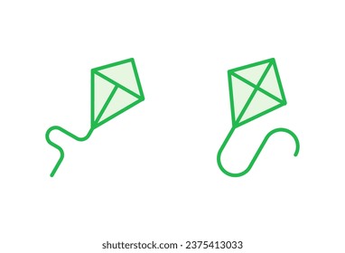 Kite icon set. kite vector icon.