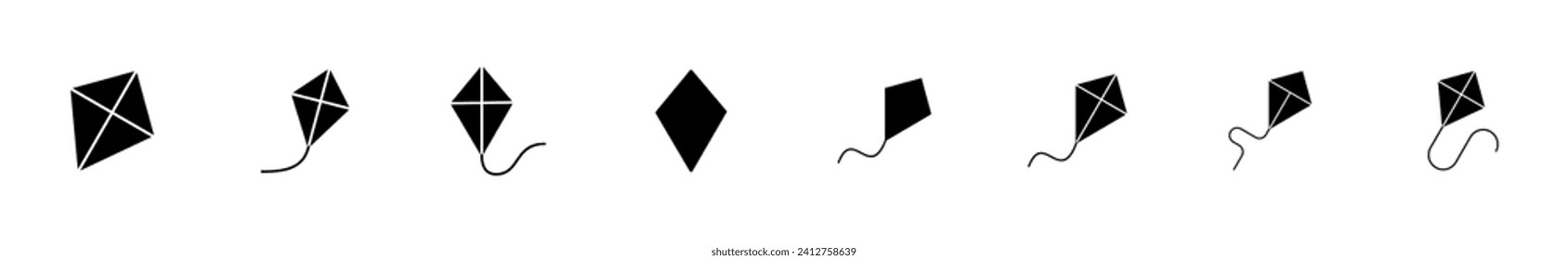 Kite icon set. kite vector icon.