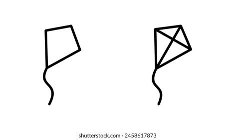Kite icon set. kite vector icon.