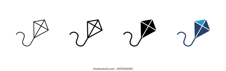 Kite icon set. kite vector icon.