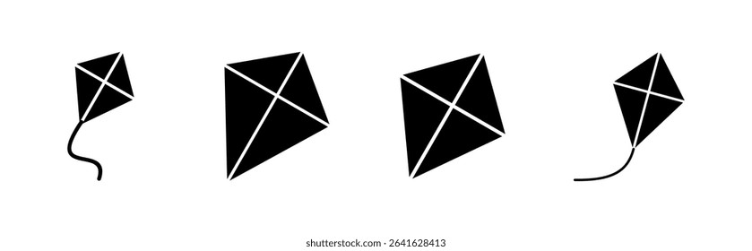 Kite icon set. kite vector icon.