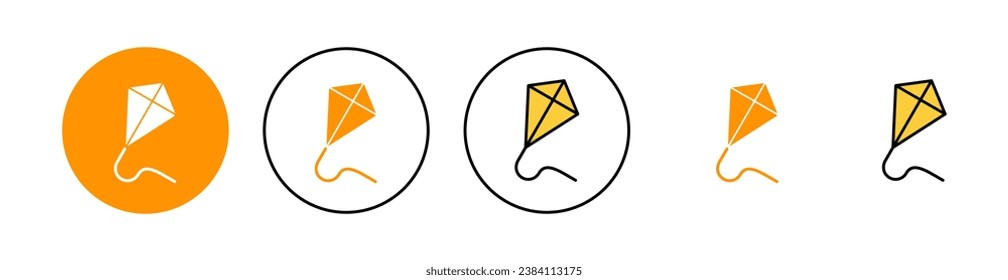 Kite icon set  for web and mobile app. kite sign and symbol