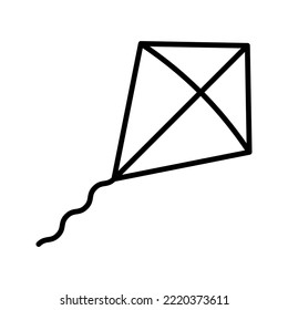 Icono de cometa. inicio de sesión para concepto móvil y diseño web. ilustración vectorial