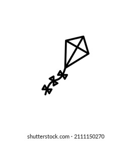 Kite icon. kite sign and symbol