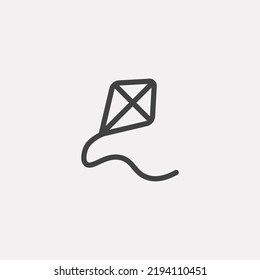 Kite icon sign vector,Symbol, logo illustration for web and mobile