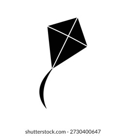 Drachen-Symbol Silhouette, Vektorgrafik, isoliertes Design