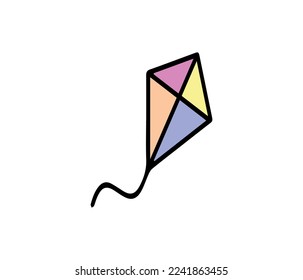 icono de cometa concepto simple tan lindo vector editable