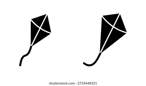 Kite icon symbol for apps and websites. kite sign and symbol