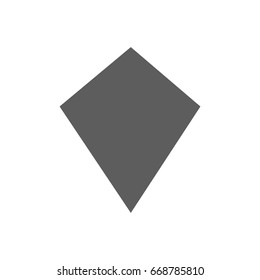 Kite icon in trendy flat style isolated on white background. Symbol for your web site design, logo, app, UI. Vector illustration, EPS